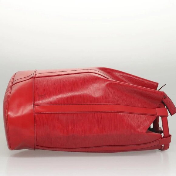 LOUIS VUITTON Epi Randonnee GM Shoulder Bag Red M43087 LV Auth 117765 - Picture 5 of 16